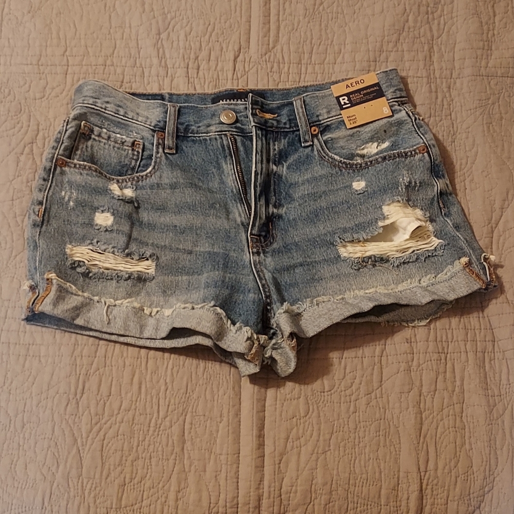 Denim shorts